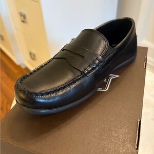 Florsheim Black Jasper Driver Loafers Boys Size 4